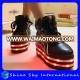 Hot selling new design women high heel shoes led light platform shoes